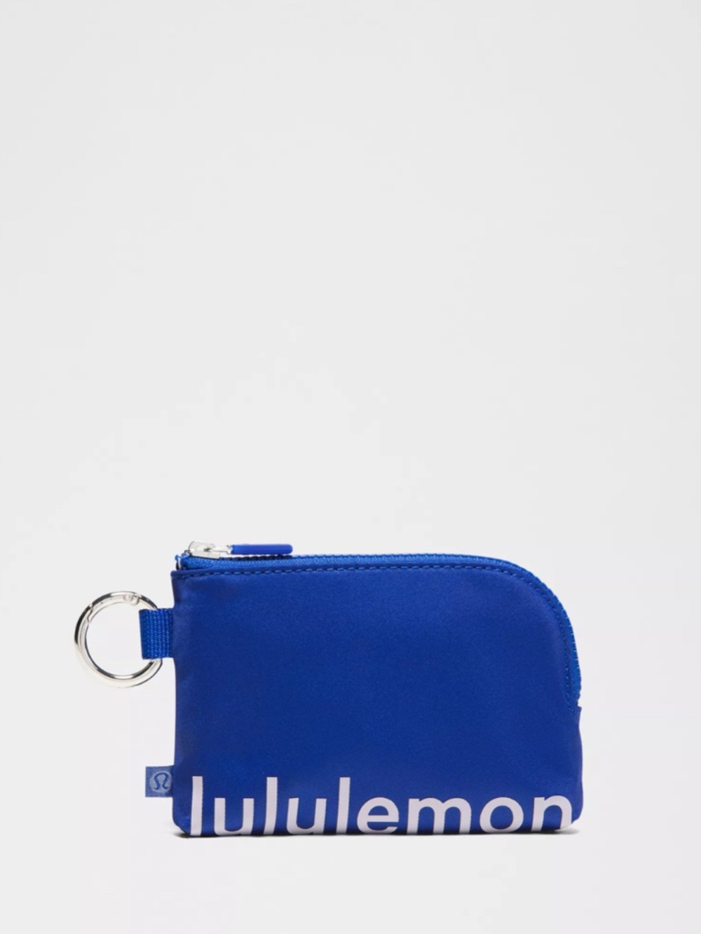 NWT Lululemon Clippable Card Pouch Riverside Blue